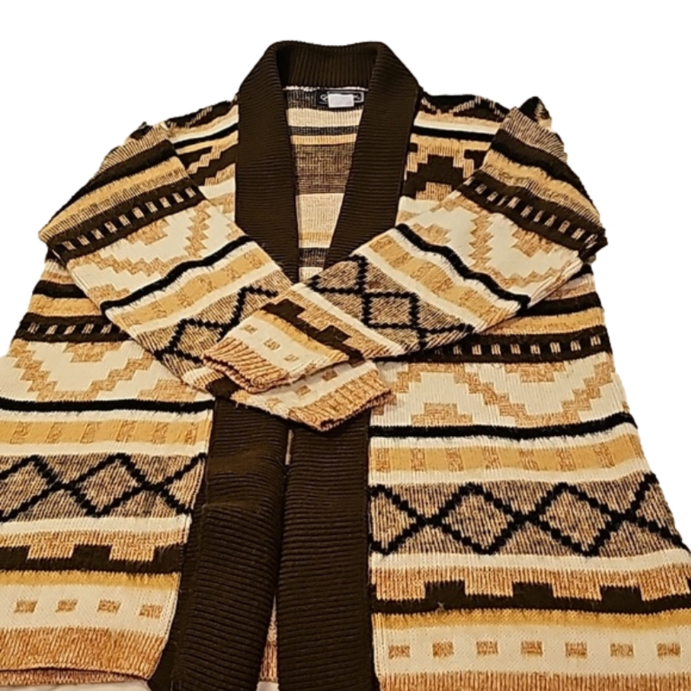 JJ Browne womans xl retro western sweater made in USA